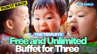 The Triplets Put a Restaurant out of Business😅 [TRoS Run It Back] | KBS WORLD TV