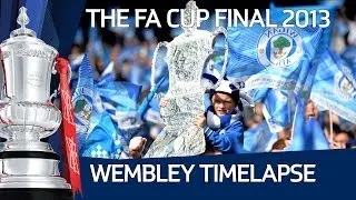 WEMBLEY on FA Cup Final Day: Wigan Athletic vs Manchester City
