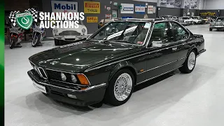 1986 BMW E24 635CSi Coupe - 2023 Shannons Summer Timed Online Auction