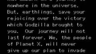 Godzilla (NES) Ending