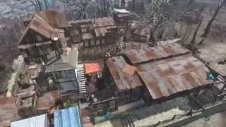 Fallout 4 Oberland Station Settlement build (PC with Mods, No DLC)