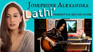 REAKSI Josephine Alexandra | Fingerstyle Guitar Cover | ‘Lathi’