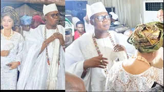 Gani Adams Dances With His Beautiful New Wife On His Birthday, While Adewale Ayuba Sings For Them