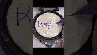 케플러 로고 만들기   Making Kep1er Logo Waffle
