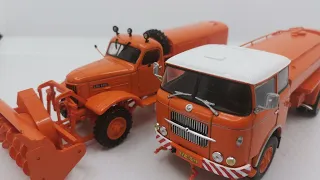 Kultovní náklaďáky minulé éry č. 6 Škoda Liaz 705 RTH + č. 8 ZIL 157 D470 v 1:43 DeAgostini -recenze