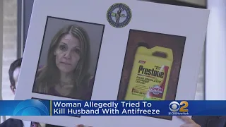 Holbrook Woman Accused Of Trying To Kill Husband With Antifreeze