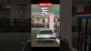 Gta games car vs gas station evolution 2001 to 2013 #shorts