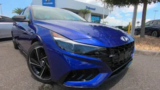 2021 Hyundai Elantra N Line | Intense Blue | Black Interior | 180824