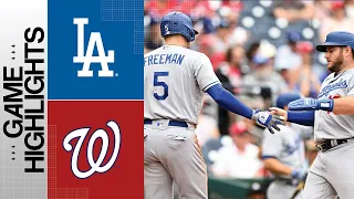 Dodgers vs. Nationals Game Highlights (9/10/23) | MLB Highlights