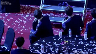 [Fancam/4K] 180214 가온차트시상식 세븐틴 무대 워너원 Wanna One 리액션 (edit/ 김재환 focus)