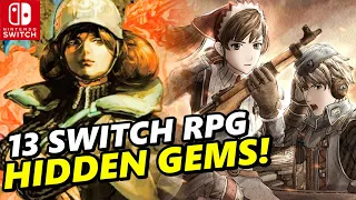 13 BIG Hidden Gem Nintendo Switch RPGS !