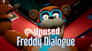 Unused Freddy Dialogue | FNAF Security Breach