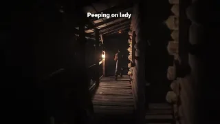 Rdr2 Looking lady window