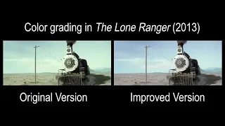 Color Grading in The Lone Ranger (2013)