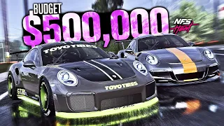 Need for Speed HEAT - $500,000 Budget Build! (Porsche GT3 RS vs GT2 RS)