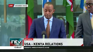 State House Spokesperson Hussein Mohamed speaks ahead of President Ruto's visit to the US