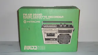 HITACHI TRK-5100 AM/FM Radio Cassette Recorder