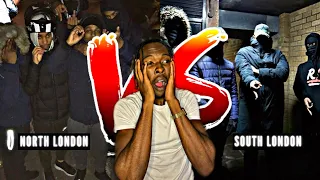 UK DRILL: NORTH LONDON VS SOUTH LONDON ft.(OFB SJ, ZONE 2, LOSKI) | AMERICAN REACTS TO UK DRILL