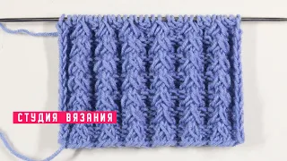 🆕  Объемный узор с вытянутыми петлями / Knit pattern / Knitting DIY