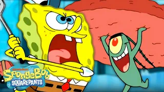 Plankton Steals the Frozen Krabby Patty!?! 🧊 | Full Scene 'Krabs a la Mode' | SpongeBob