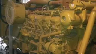 CAT 3508 Diesel Engine Generator: Running Under Building Load