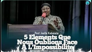 Pasteur Joelle kabasele_Face A certaines impossibilite, rappelle toi.