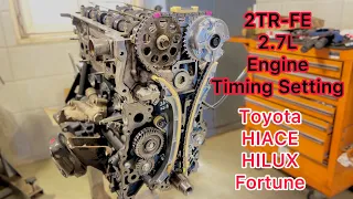 2.7L Engine Timing Marks Setting Of Toyota HIACE