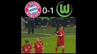 Bayern Vs Wolfsburg 💫🥶 #shorts