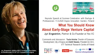 Jyri Engeström: What You Should Know About Early-Stage Venture Capital, Espoo Innovation Garden 2020