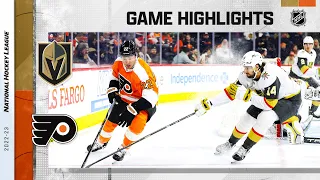 Golden Knights @ Flyers 3/14 | NHL Highlights 2023