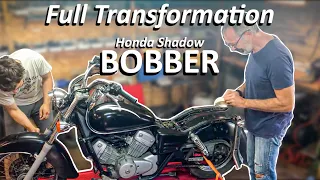Timelapse full transformation Bobber Honda Shadow