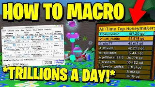 How To Macro [10 TRILLION A DAY] with｜Natro Macro｜In Bee Swarm Simulator 2023