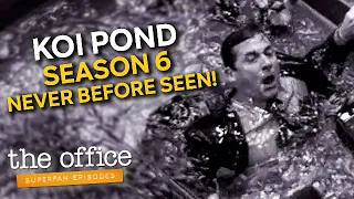 Michael Falling into a Koi Pond [UNCUT Surveillance] | Deleted Scene | A Peacock Extra | The Office