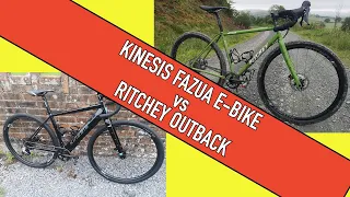 E-bike vs Standard - Gravel bike test - Kinesis UK Range & Ritchey Outback