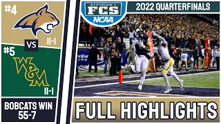 (#4) Montana State vs (#5) William and Mary - FULL GAME HIGHLIGHTS - 2022 FCS QUARTERFINALS