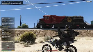 GTA 5 - The Train Heist + Five Star Escape