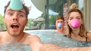 HOT TUB BIRTHDAY PARTY!