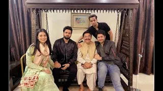 Raqs e bismil cast at Momin Saqib's and Bilal Bin Saqib's place