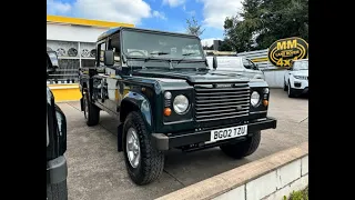 LAND ROVER DEFENDER 130 DOUBLE CAB HI-CAPACITY PICK-UP TD5 2002 BG02 TZU