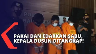 Jadi Pengguna Sekaligus Pengedar Sabu, Kepala Dusun Ditangkap Polisi!