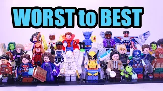 LEGO Marvel CMFs from WORST to BEST!