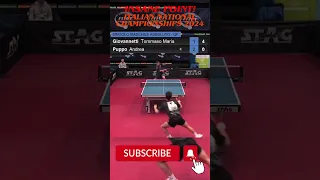 INSANE Point! #tabletennis #tennistavolo #insaneshots  #talent #power #nationalchampionships #spin