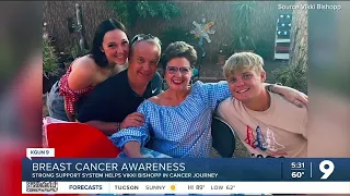 Strong support system helps Vikki Bishopp in battle with cancer