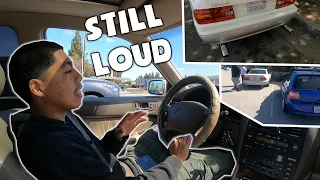 Misa finally QUIETS DOWN HIS STRAIGHT PIPED LS400!(still loud lol)