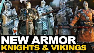 For Honor: New Armor for Knights & Vikings | Y8S1 Armor Variations Showcase