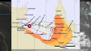 The Latest on TC Own Cat 3 continues to intensify  December 14