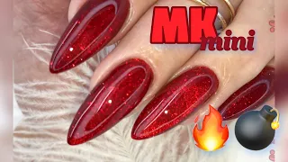 ГОРЯЩИЙ КРАСНЫЙ🙀💣🔥🔥🔥 | Светоотражающий Кошачий глаз Born Pretty #nails #nailart