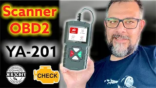 Scanner Ediag OBD2 YA-201. Come si usa. Trova errori centralina. Per auto a benzina e diesel.