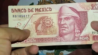 Colección de billetes mexicanos 2022