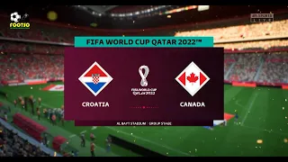 FIFA-23 - Croatia vs Canada Qatar World Cup 2022 - [4K@60FPS PC Gameplay]